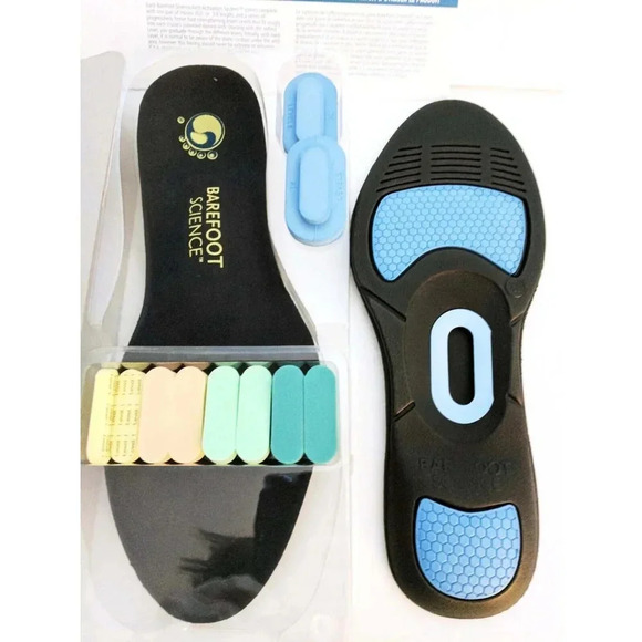 Barefoot Science Insoles Full  5 Step Foot Strength System Men Size L 10 to 11.5 - Picture 2 of 7